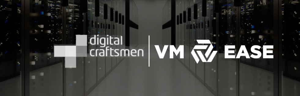 Digital Craftsmen and VMease logo lockup